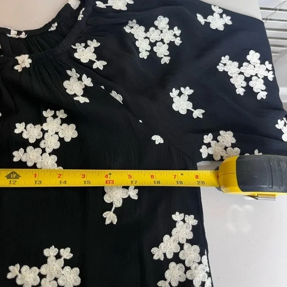 Soft Surrounding Boho Floral Embroidered Sz S Tunic Top - Picture 7 of 11